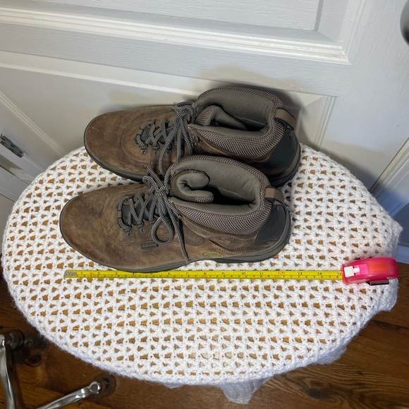 Timberland White Ledge Hiking Boots WP Mid-Cut Ankle Brown Black Waterproof 12 W - Picture 11 of 17